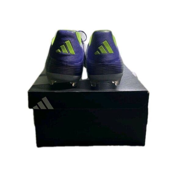 Adidas F50 LEAGUE Men\'s Soccer Cleats Purple Lemon JI003 MSRP  NEW Size 12